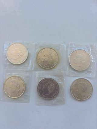6 Monedas 2000 Pesetas