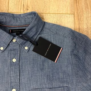 NUEVA Camisa Tommy Hilfiger Talla M Hombre Azul!