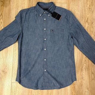 NUEVA Camisa Tommy Hilfiger Talla M Hombre Azul!