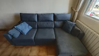 Sofá ESKILSTUNA gris tela -Ikea