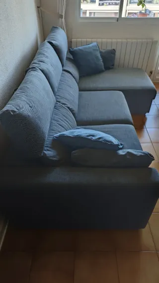 Sofá ESKILSTUNA gris tela -Ikea