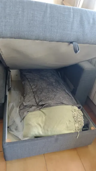 Sofá ESKILSTUNA gris tela -Ikea