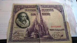 Billete 10 Pesetas Banco de España 1935
