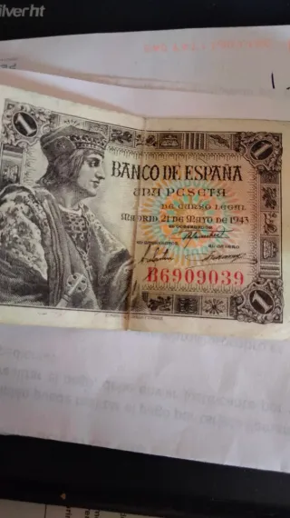 Billete 10 Pesetas Banco de España 1935