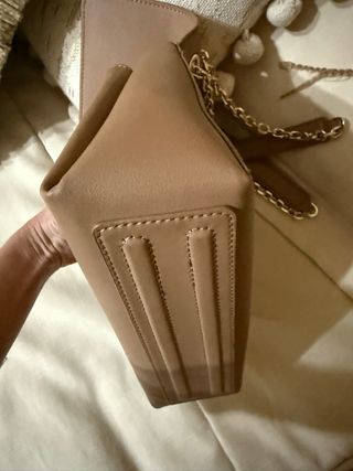 Bolso Calvin Klein Marrón y Dorado