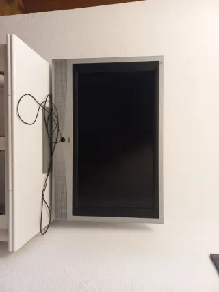 Televisor Loewe Plata y Blanco