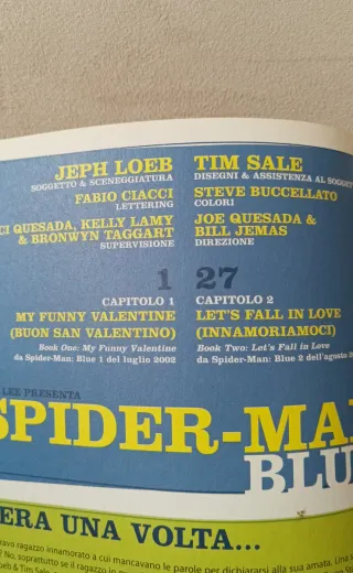 Spider-man: Blue prima edizione