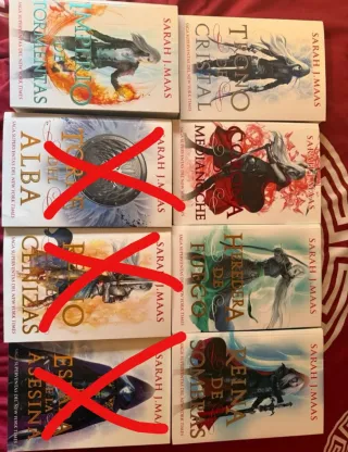 Saga Trono de Cristal negociable