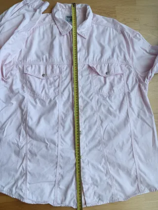 Camisa vaquera John Ban Talla 52 Rosa mujer