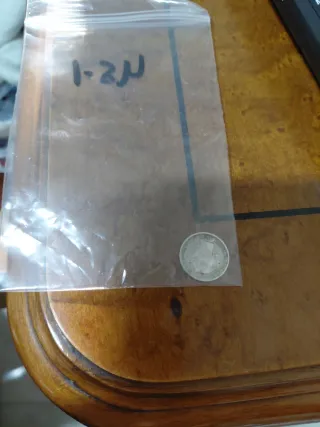 1 Real Plata 1857 Isabel II