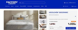 Viscolchón BioCeramic 180x200