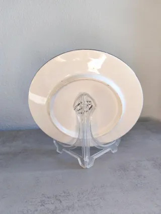 Plato decorativo pintado a mano