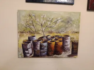 Cuadro Óleo Espátula Grande