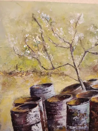 Cuadro Óleo Espátula Grande