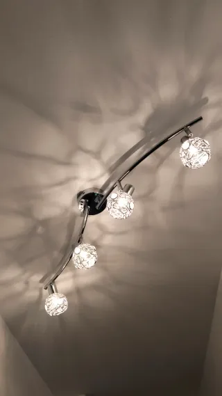 Lámpara / aplique techo barra 4 focos