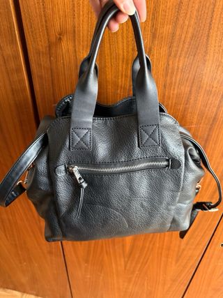 Bolso de piel Misako negro