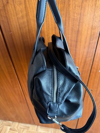 Bolso de piel Misako negro