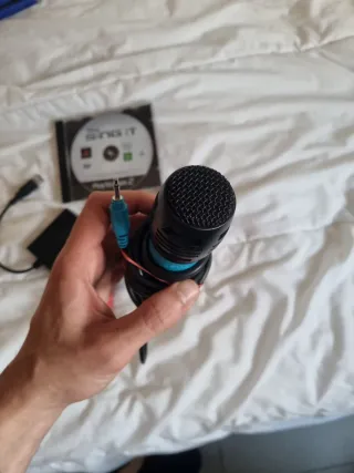 Disney Sing It Karaoke PS2 + 2 Micrófonos Sing Sta