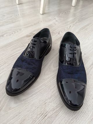 Traje Novio Enzo Romano Azul Talla 52