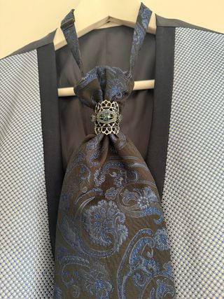 Traje Novio Enzo Romano Azul Talla 52