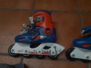 Patines y equipo de protección