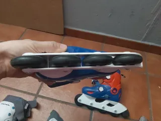 Patines y equipo de protección