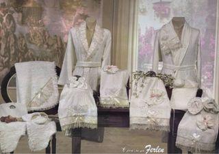 Set Bagno 8 Pezzi CREAZIONI FERLEN Cotone