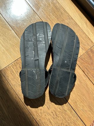 Sandalias Castell de Menorca Negras de ante