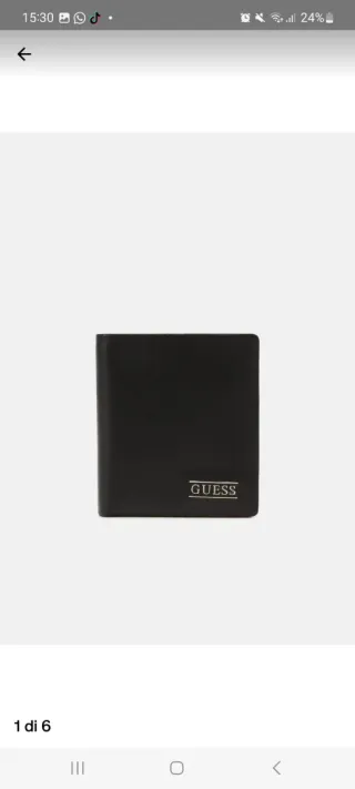 Portafoglio Guess Uomo Nero