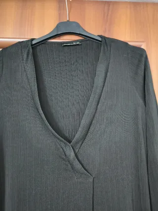 Zara maglia lunga donna nera