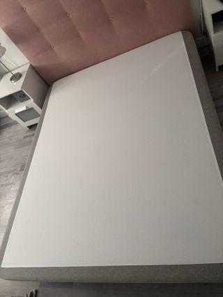 Base tapizada transpirable 1,50 m nueva