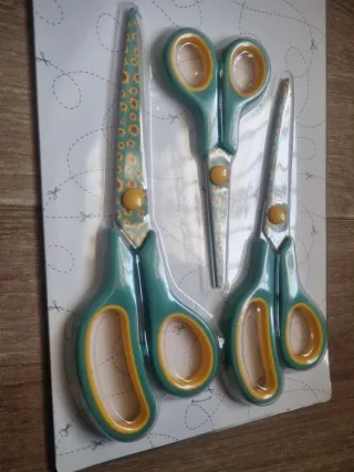 Set de Tijeras Flores 14cm 19cm 21.5cm