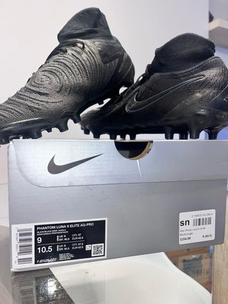 Botas futbol Nike Phantom Luna Negras AG-pro Elite