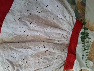 Vestido blanco niña bordado