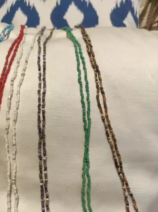 6 Collane molto lunghe circa 75 cm