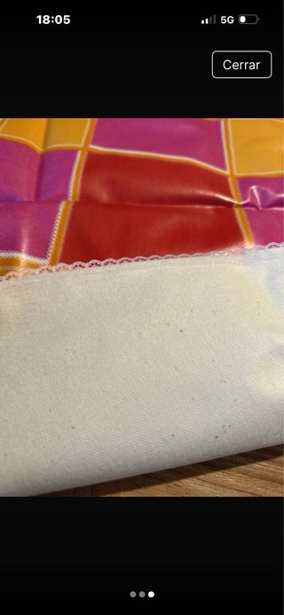 Mantel hule redondo 140 cm