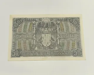 Billete 50 Pesetas 1940 El Banco España. M. Pelayo