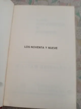 Libro Los noventa y nueve