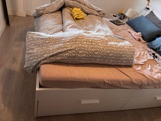 Cama Ikea Brimnes 160x200