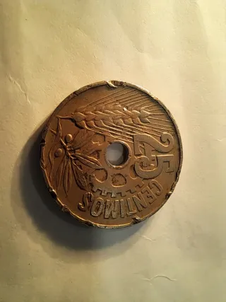 4 Monedas España 25 Céntimos 1925-1927- 1934-1937