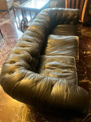 Sofá Chester para restaurar -3 plazas