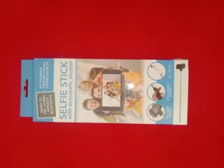 Palo Selfie con Cable Azul