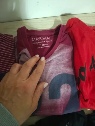 Lote Camisetas Niño Talla 7-8 Años