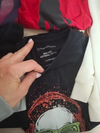 Lote Camisetas Niño Talla 7-8 Años