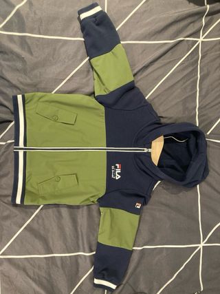Sudadera Fila azul y verde