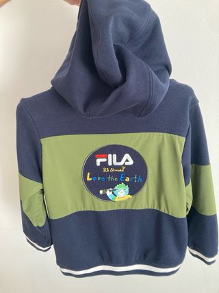 Sudadera Fila azul y verde