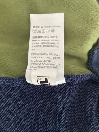 Sudadera Fila azul y verde