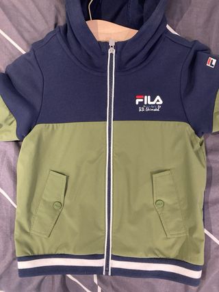 Sudadera Fila azul y verde