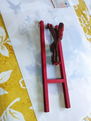 Mono Acrobático Madera Antiguo Juguete