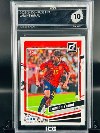 Cromo Lamine Yamal Rookie Donruss FIFA 10